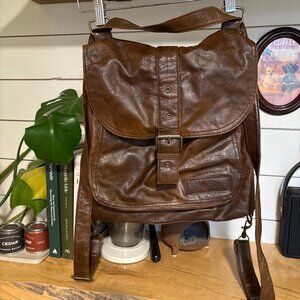 American Eagle Convertible Backpack / Satchel – Brown